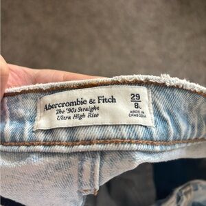 Abercrombie & Fitch Light Wash Denim Jeans